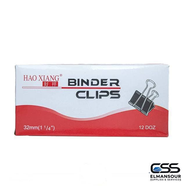 PINCES DOUBLE CLIP HAO XIANG 32 MM