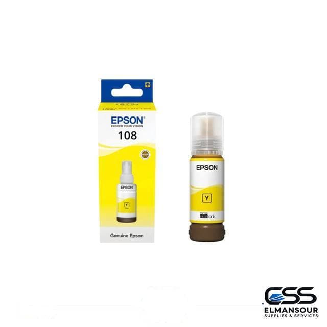 CARTOUCHE EPSON INK 108 JAUNE