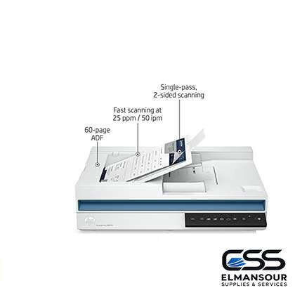 HP ScanJet Pro 2600 f1, numérisation recto verso rapide et chargeur automatique de documents