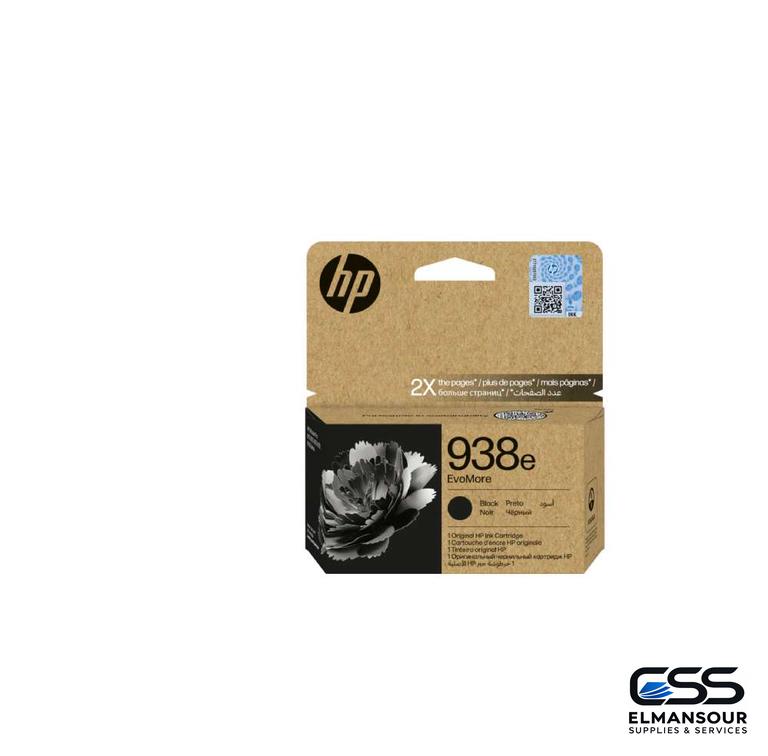 Cartouche d’encre noire HP 938e EvoMore authentique (4S6Y2PE)