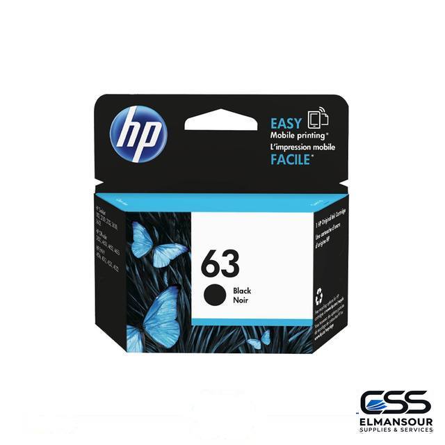 CARTOUCHE HP 63 NOIR