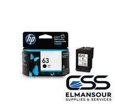 Cartouche d’encre noire d’origine 63 Consommables pour imprimante HP Inkjet